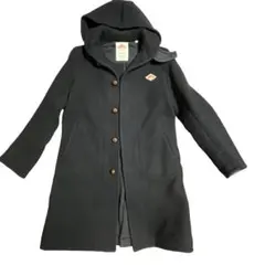 DANTON ダントン ウールモッサコート36 ネイビー 紺