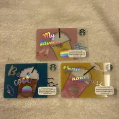 スターバックスカード 3枚セット　スタバカード Starbucks