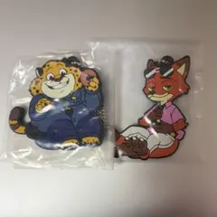 ズートピア2 でふぉラバ！ キーホルダー ニック クロウハウザー セット