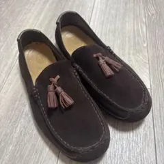 【お値下げ中】UGG ブラウン スエード タッセル スリッポン　27cm