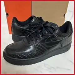 【最高級】ナイキ エアフォース1 ロー プレミアム ブラック 新品未使用
