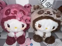 パンダ ハローキティ ギャルパンダ♡BIGぬいぐるみ 全2種セット