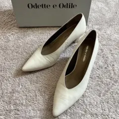 Odette e Odile ホワイトパンプスのサムネイル