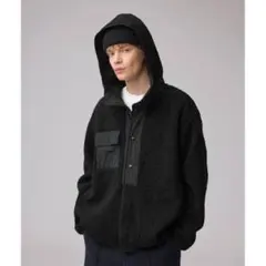 GU ENGINEERED GARMENTS ボアフリーススナップパーカー L