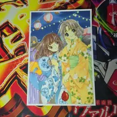カードキャプターさくら 非売品 プロモ ブロマイド 佐々木利佳 柳沢奈緒子 浴衣