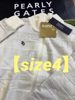 ¥48,400新品正規品【PG/4】パーリーゲイツ ニットブルゾンDiAPLEX
