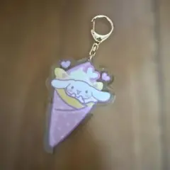 シナモロール クレープ アクリルキーホルダー