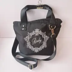 Rady 2WAY ショルダーバッグ ハンドバッグ ブラック　ちびRADY