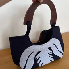 レディース　ハンドバッグ　ハワイアンキルトバック