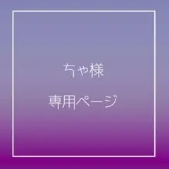 ちゃ様 ウィッグオーダー 専用ページ
