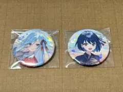 プロセカ セカライ オーロラ缶バッジ 桐谷遥 日野森雫