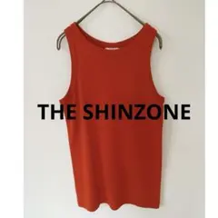 THE SHINZONE コットン サーキュラー リブ タンクトップ オレンジのサムネイル