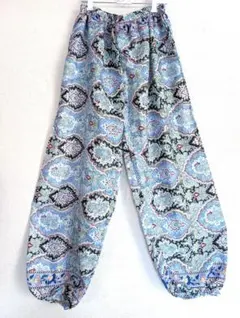 エアリー リラックス アラジン パンツ ソフトブルー系 新品