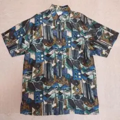 未使用　CLASSIC silk collection　シルクシャツ　ゆったりLのサムネイル