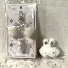 サンリオ ふわふわスノーラビットシリーズ シークレットヘアクリップ ハローキティ