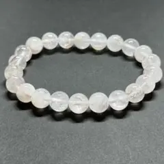 PB575 天然石 パワーストーン 内包物入り 天然水晶 8mm ブレスレット