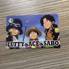 ONE PIECE ルフィ・エース・サボ カード 78 盃兄弟 カード