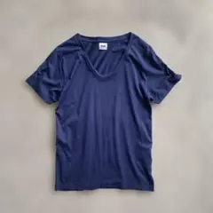 希少☆Acne Studios/Acne Vネック 半袖 Tシャツ LIMIT紺のサムネイル
