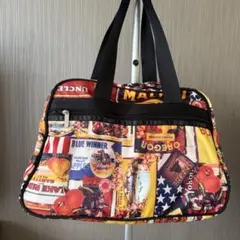 LeSportsac レスポートサック　ボストンバッグ　旅行　遠征　ヴィンテージ
