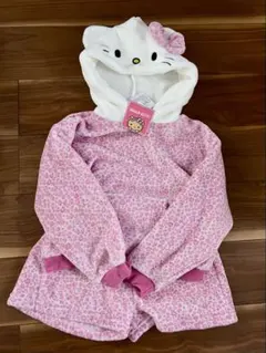 ハローキティ もこもこ ヒョウ柄 セットアップ 140