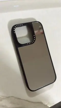 casetify iPhone16pro用ミラーケース ブラック