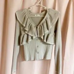 earth music&ecology フリル ニット