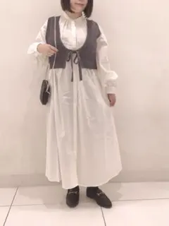 2wayメランジニットビスチェ　ジーユー