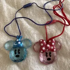 ディズニー ミニー ミッキー ペンダントライト 2個セット