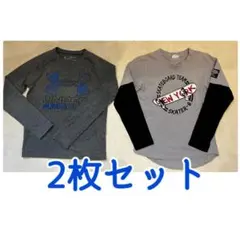 アンダーアーマー　＋　ノーブランドの子ども長袖Tシャツ 2枚セット