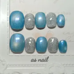 No.36 ちゅるんネイル ブルー