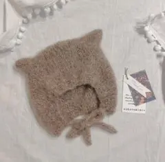 猫耳 ボンネット