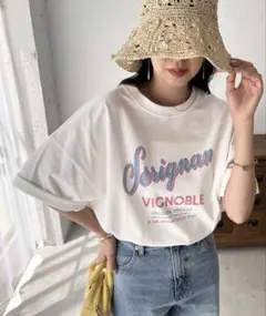 ロゴプリント 半袖Tシャツ ホワイトのサムネイル