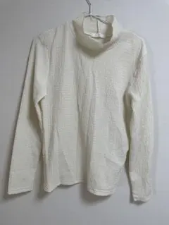 長袖 トップス アイボリー