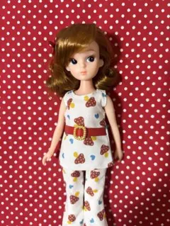 ☆SALE☆初代リカちゃん　レトロなきのこのお洋服　アウトフィット