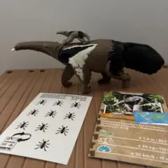 新品プレイモービル PLAYMOBIL アントイーターの親子　アントシール付き