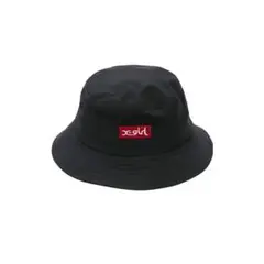 X-girl NEWERA BUCKETHAT/コラボハット BLACK