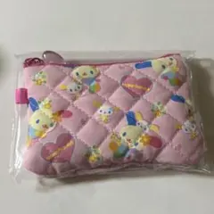 みんなのキルト シークレットミニフラットポーチ ウサハナ