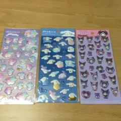 【ダイソー】サンリオ ぷくっとシール 3種セット売り