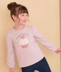 裏シャギー アップリケ トレーナー エニィ（any FAM）