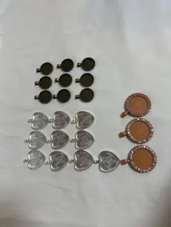ガラスカボション台座