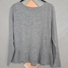 スーナウーナ 秋冬 ニット ライトグレー 38サイズ