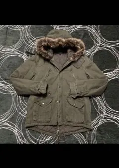 In the attic fur jacket mods coat y2k