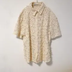 美品 ZARA レースブラウス 刺繍 ザラ