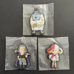 ワンピース ラバーストラップ ウタ ベンベックマン ジンベエ