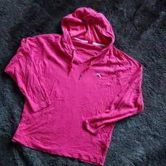 PUMA 薄手パーカー ピンクのサムネイル