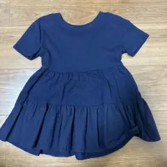 キッズ　ワンピース　baby GAP ネイビー フリルワンピース 3歳　100