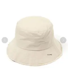 【新品】ニコアンド オリジナルアソートフリンジバケットハット ベージュ