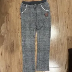 KPBOY 120cm チェック柄 ロングパンツ