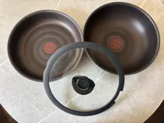 T-fal フライパン2点セット ブラウン