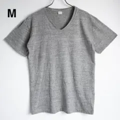 d*i様 【希少】Vネック Tシャツ M グレー 無地 日本製のサムネイル